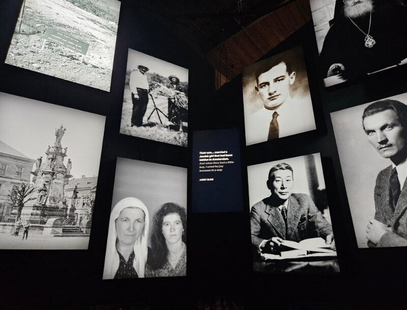 Zekelman Holocaust Center lightboxes