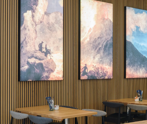 Wall-mounted LED Lightboxes