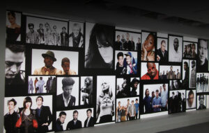 Retail lightbox wall covering